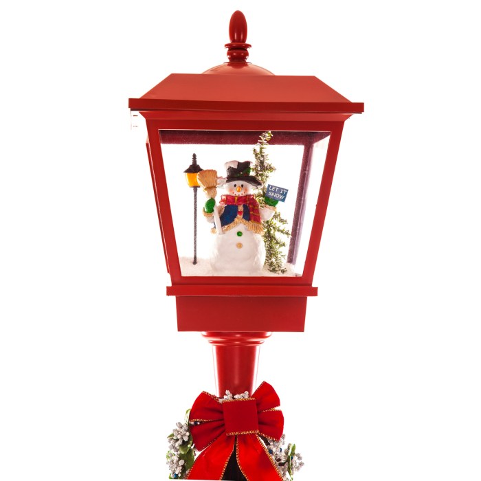 Diy christmas lamp post