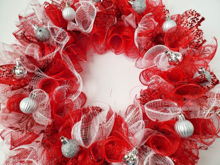 DIY Dollar Tree Christmas Wreath Festive Crafting