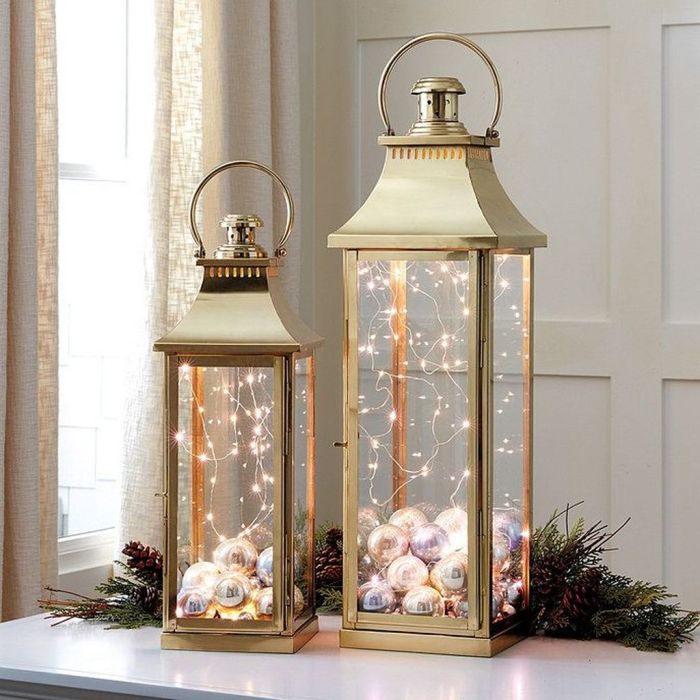 Lantern decor ideas for christmas