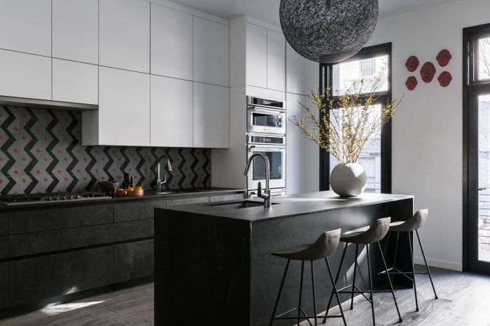 Black White and Gold Kitchen Decor Ideas