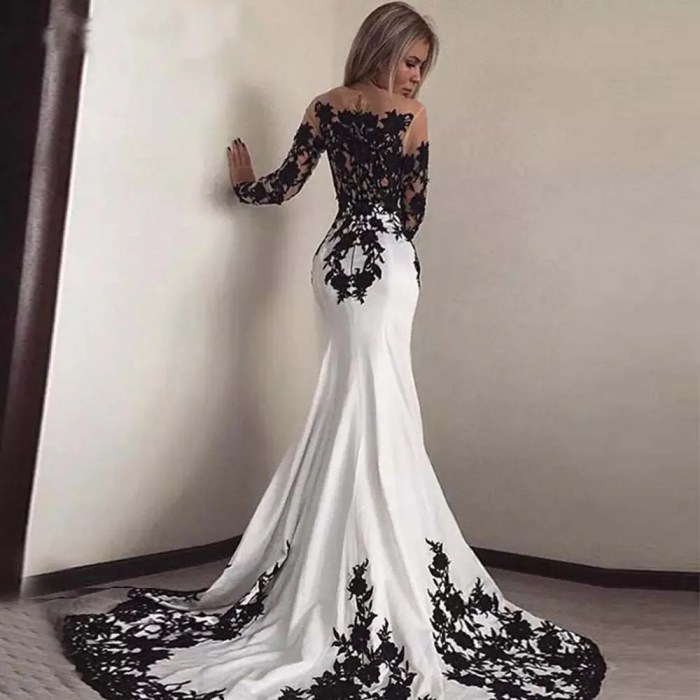 Dye a wedding dress black