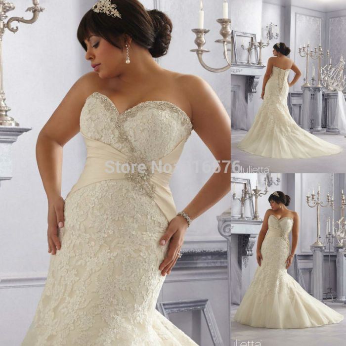 Corset sweetheart wedding dress